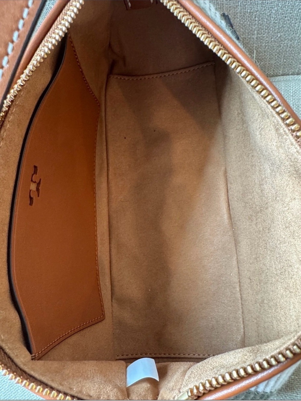 Tory Burch McGraw Stripe Wedge Shoulder Bag using 2 times only in pristine cond - Picture 16 of 16
